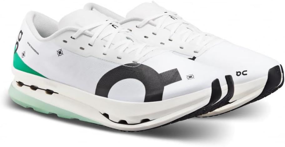 オン 陸上 ランニング ランニングシューズ クラウドブームエコー3 メンズ ホワイト×エメラルドグリーン