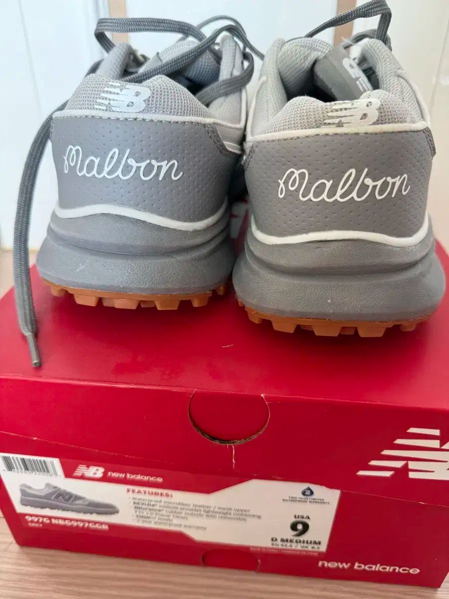 ニュー ンス マルボンゴルフ 997 G ゴルフシューズ 270 グレー