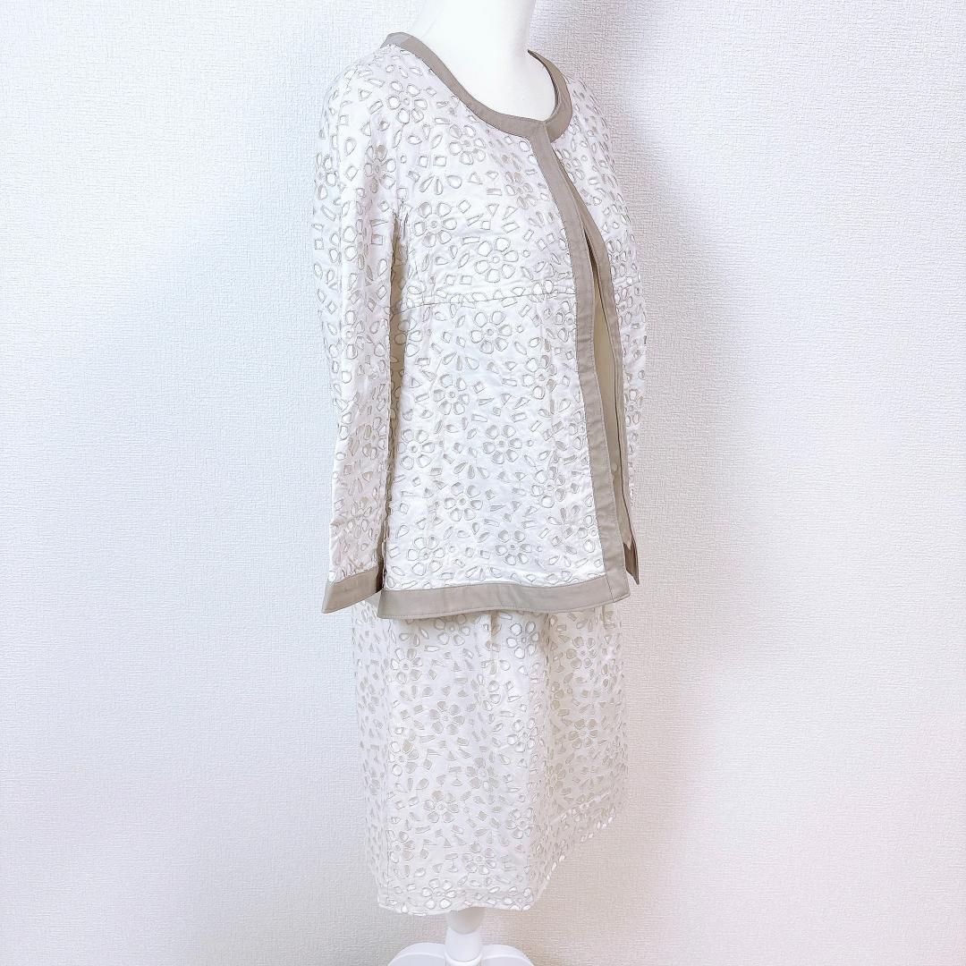 ROSSO35 スカートスーツ セットアップスーツ 42 イタリア製 綿