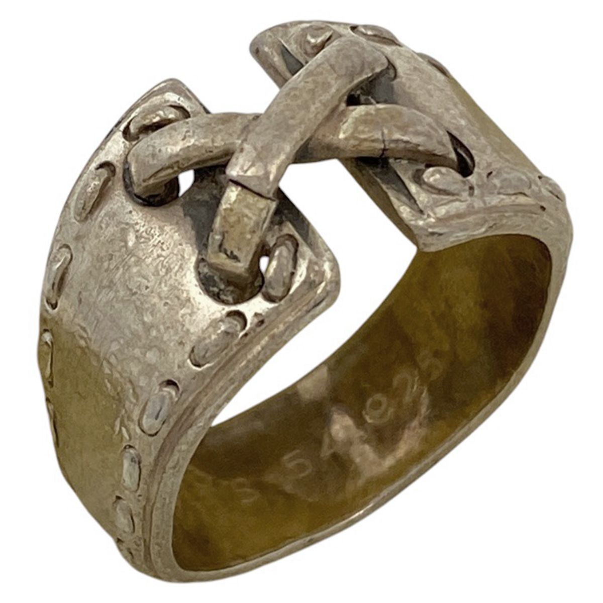 エルメス HERMES メキシコ リング 指輪 リング 12号 シルバー925 シルバー レディース