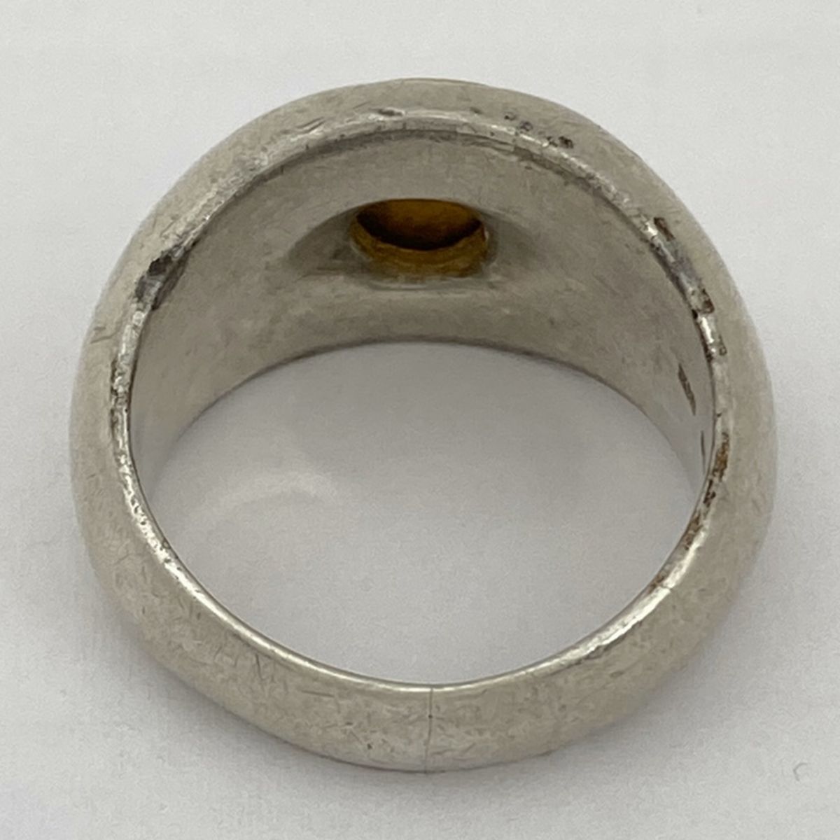 エルメス HERMES セリエ リング 指輪 K18 リング 18号 シルバー メンズ