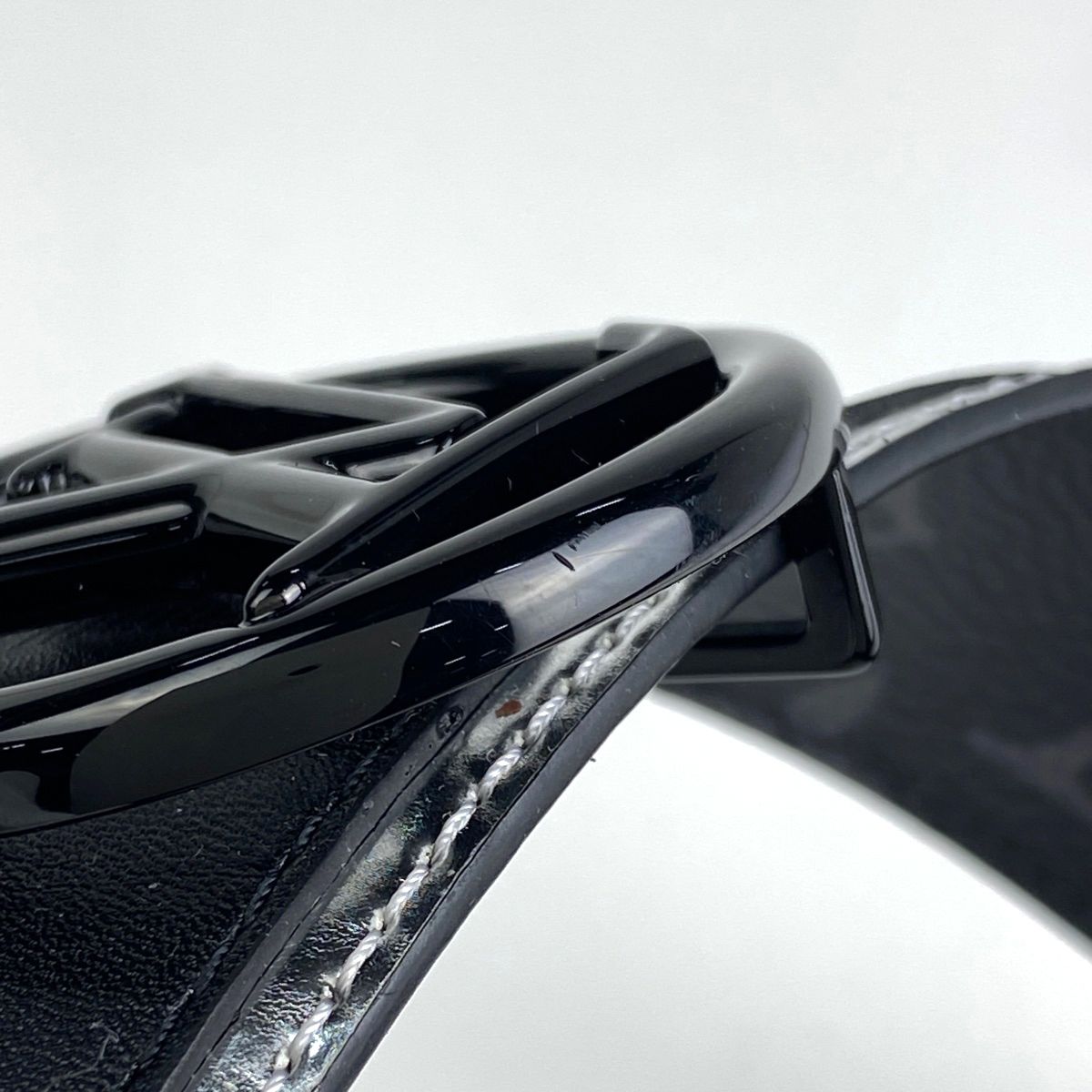 ルイ ヴィトン Louis Vuitton サンチュール LV サークル リバーシブル ベルト モノグラムエクリプス ノワール ブラック メンズ