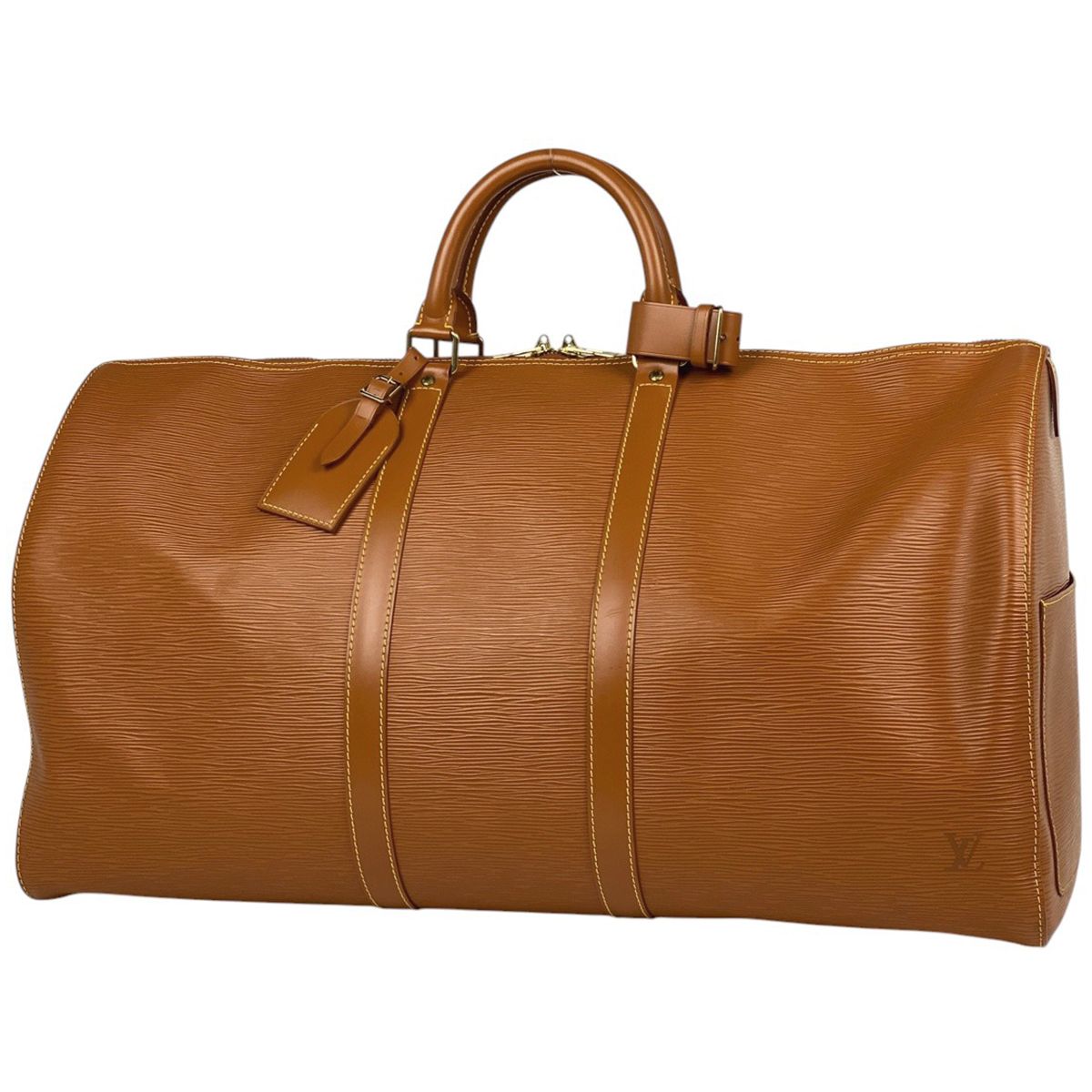 ルイ ヴィトン Louis Vuitton キーポル 55 ハンドバッグ 旅行 出張 ボストンバッグ エピ ジパングゴールド M42958 レディース