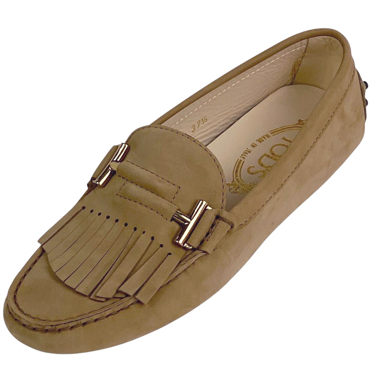 トッズ TOD'S ドライビングシューズ スリッポン フリンジ 靴
