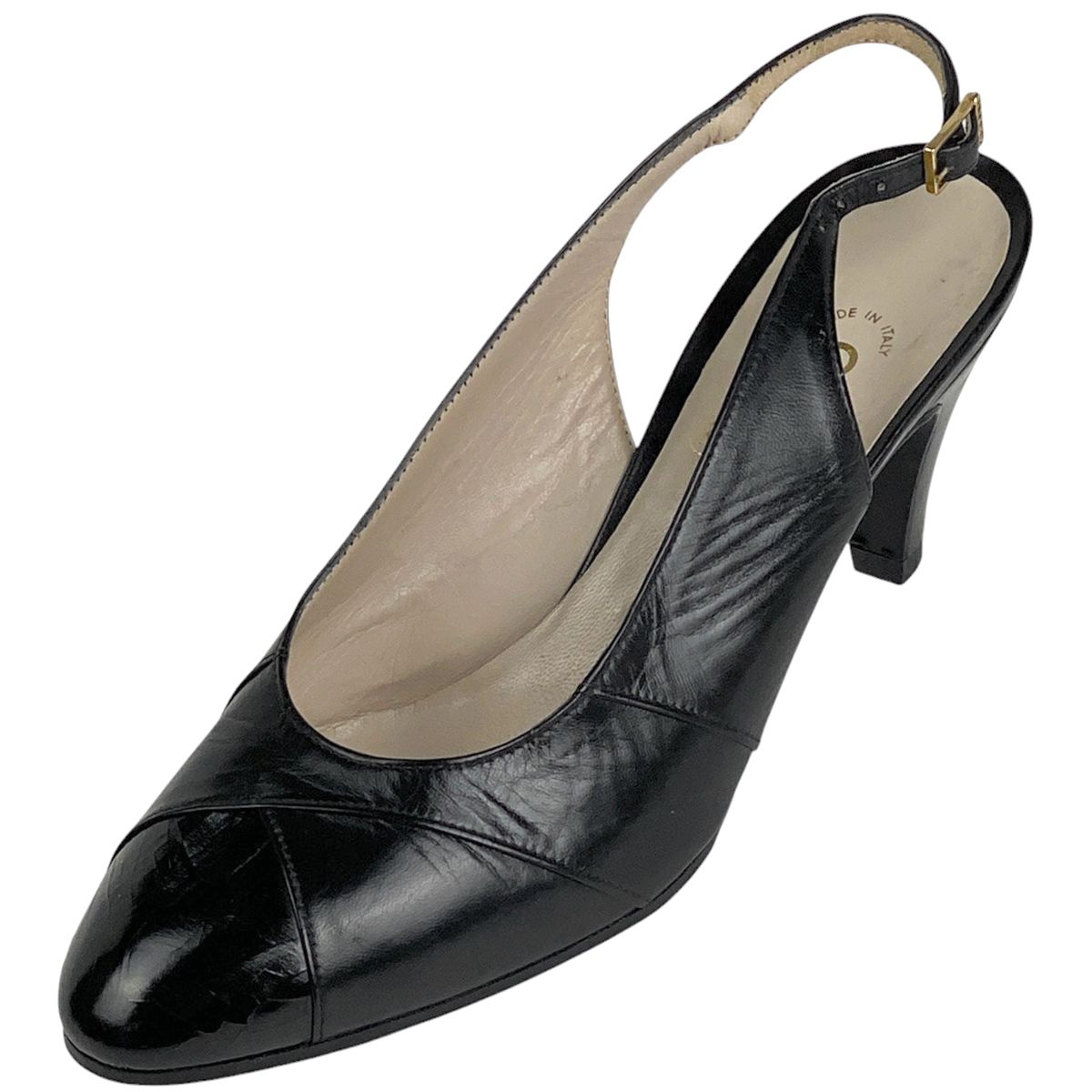 シャネル CHANEL デザイン パンプス バッグストラップ 靴 パンプス