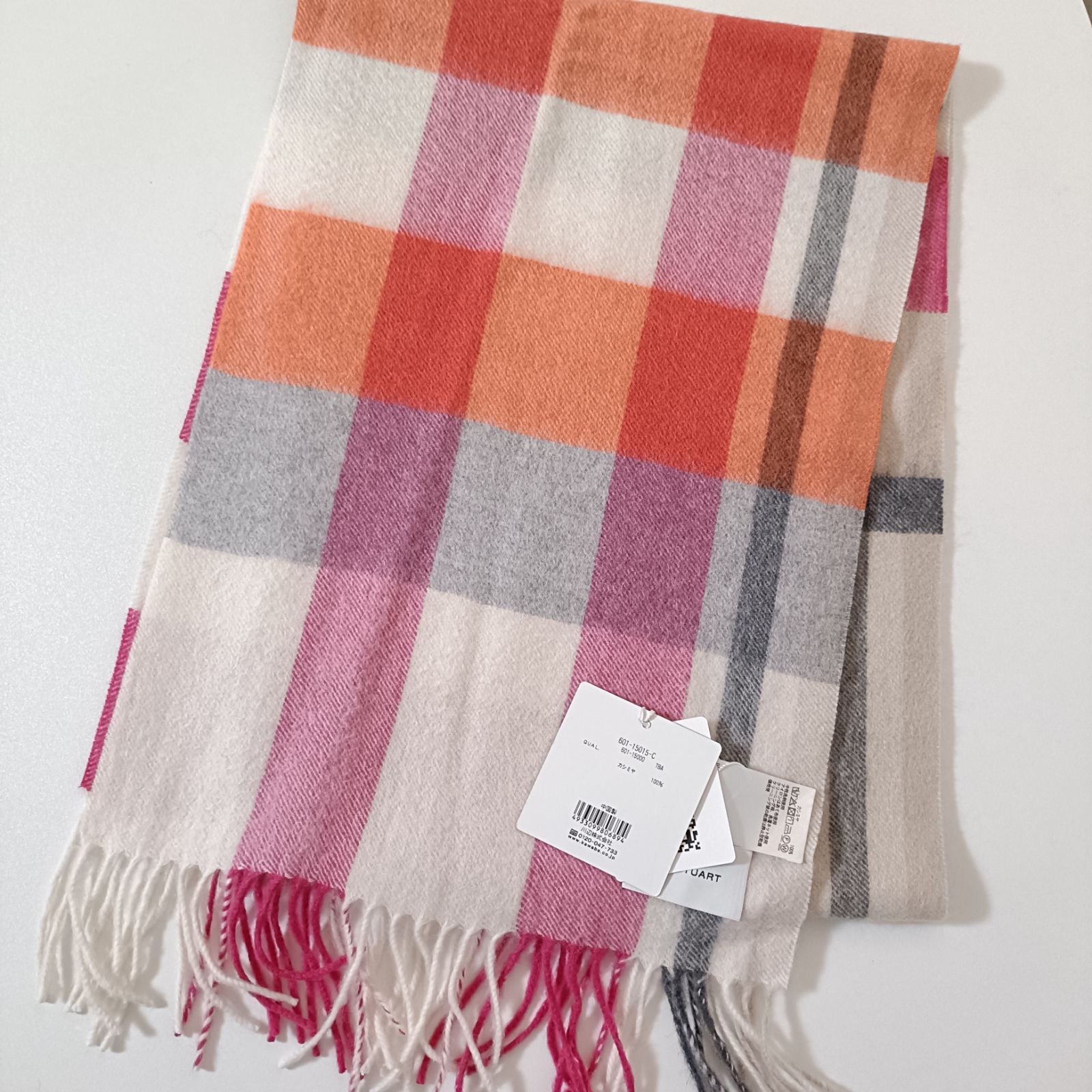  ジルスチュアート マフラー カシミヤ チェック柄マフラー マフラー 小物