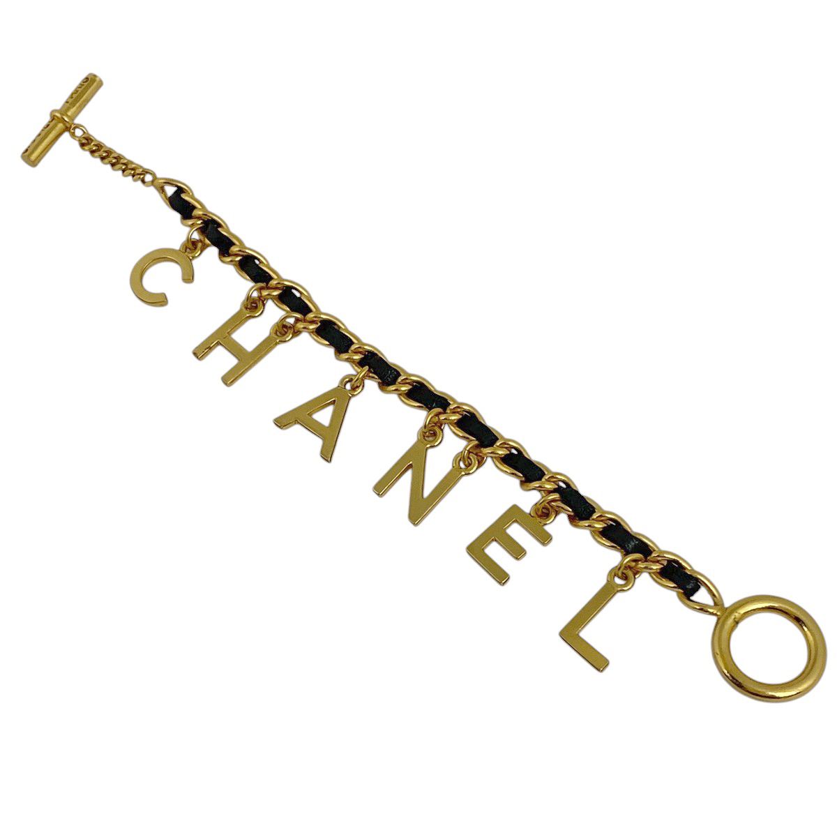 シャネル CHANEL ロゴ チャーム ブレスレット ココマーク ブレスレット