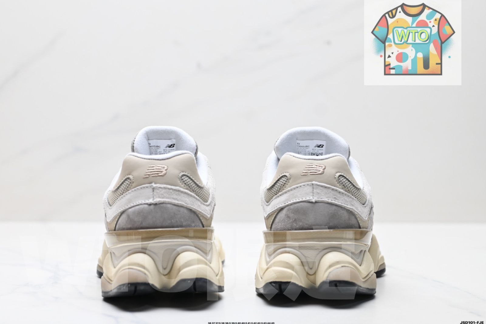 コラボレーション レトロカジュアルスポーツジョギングシューズ-WTO輸入1