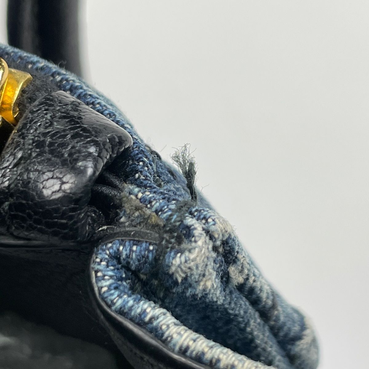 ミュウ ミュウ Miu Miu ロゴ ハンドバッグ バイカー 2WAY ショルダー