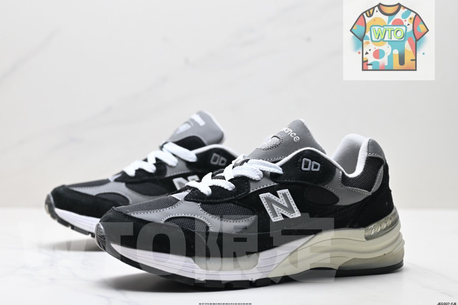  Jound × Balance 992 Retro Style Shoesジャウンド ニュー ンス レトロスタイルの靴-WTO輸入1 スニーカー 靴