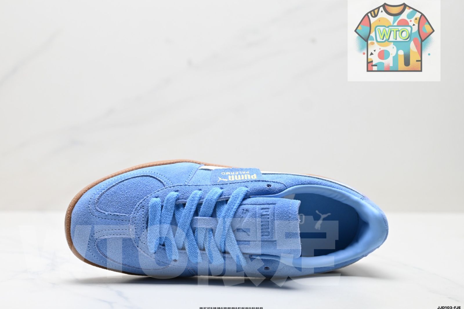 Puma Palermo Jr Vintage Item - プーマ パレルモ レトロ アイテム 滑りにくく耐磨耗 ローカル ドイツ トレーニング スケートシューズ-WTO輸入1