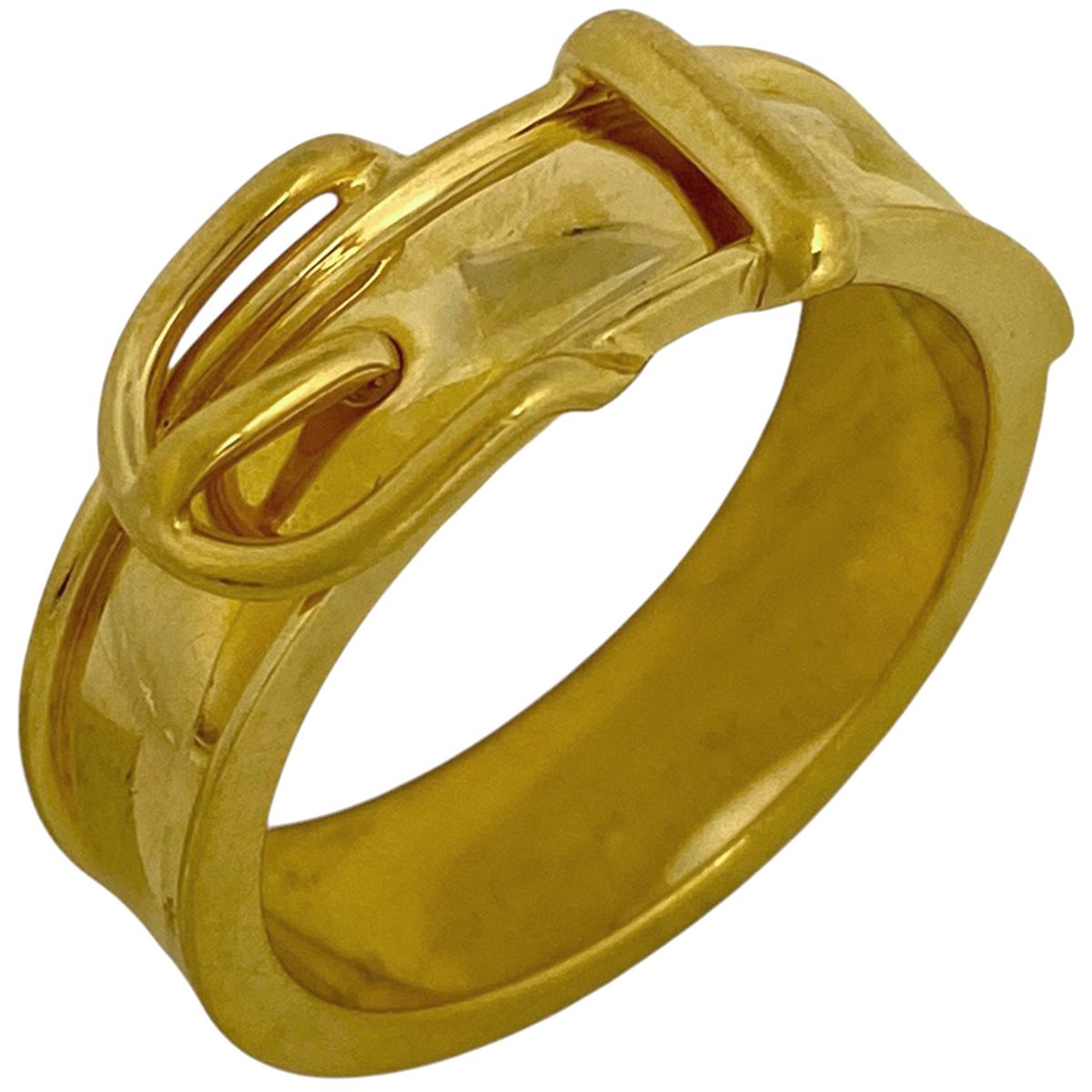 HERMES　ゴールドスカーフリング　　中古品 中古・古着通販】HERMES (エルメス) スカーフリング ゴールド サイズ