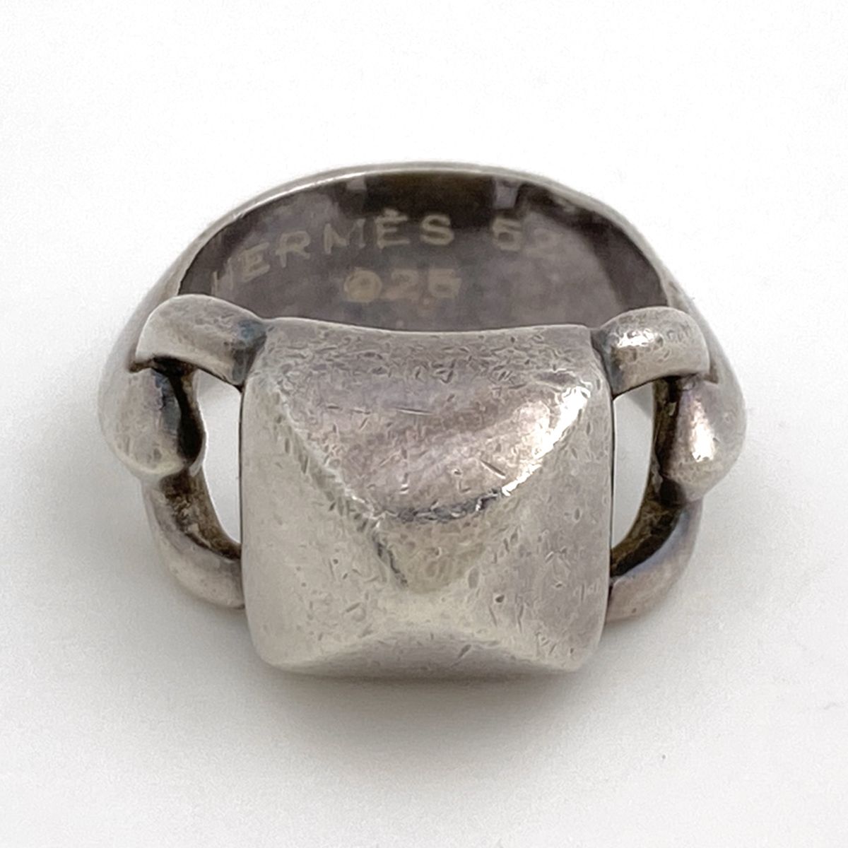 エルメス HERMES メドール リング 指輪 12号 シルバー925 シルバー レディース