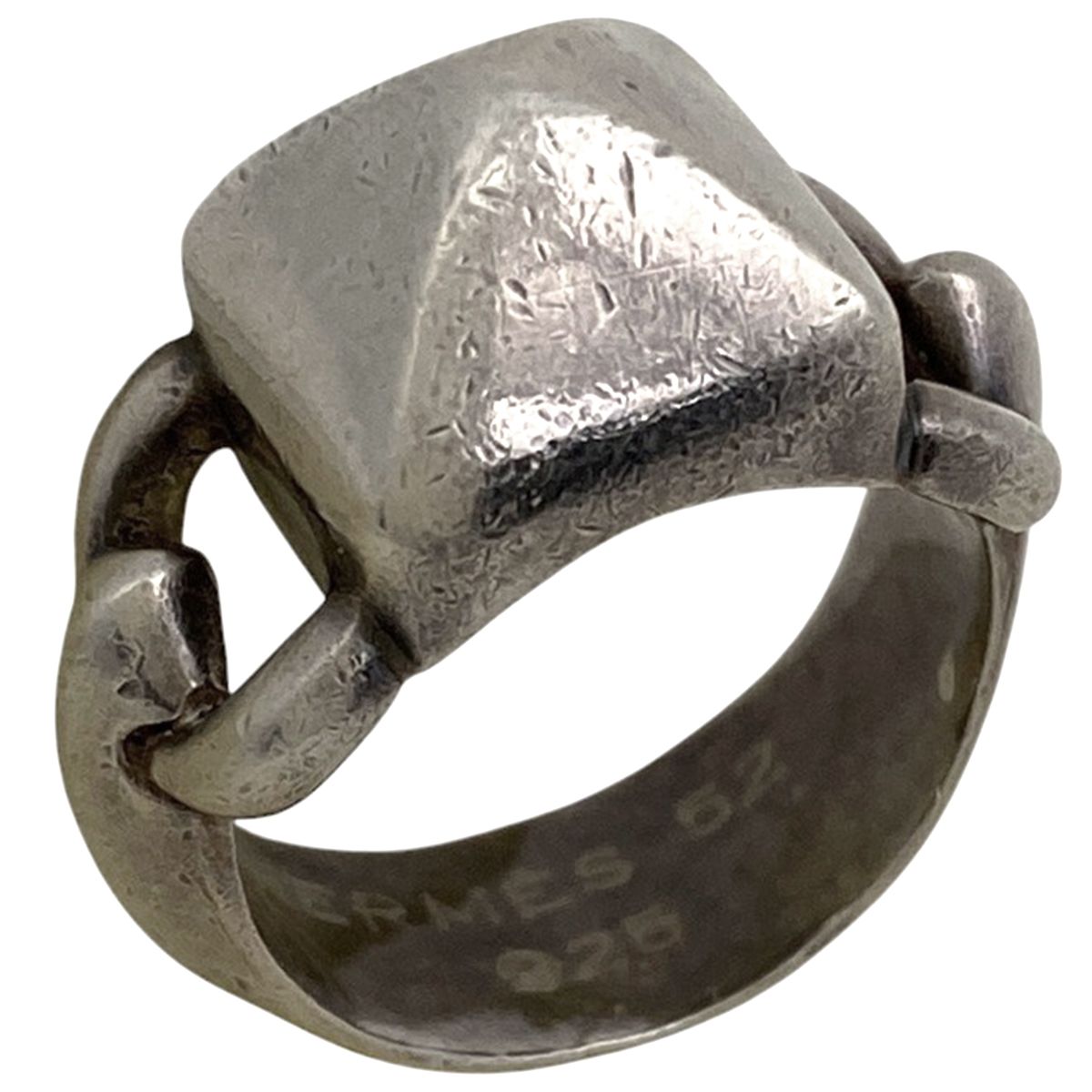 エルメス HERMES メドール リング 指輪 12号 シルバー925 シルバー レディース