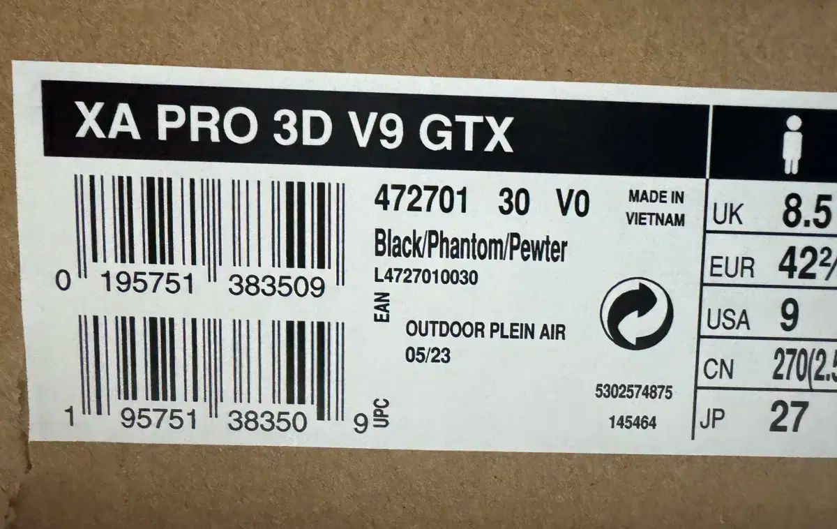 SALOMON サロモン xa pro 3d gtx 270