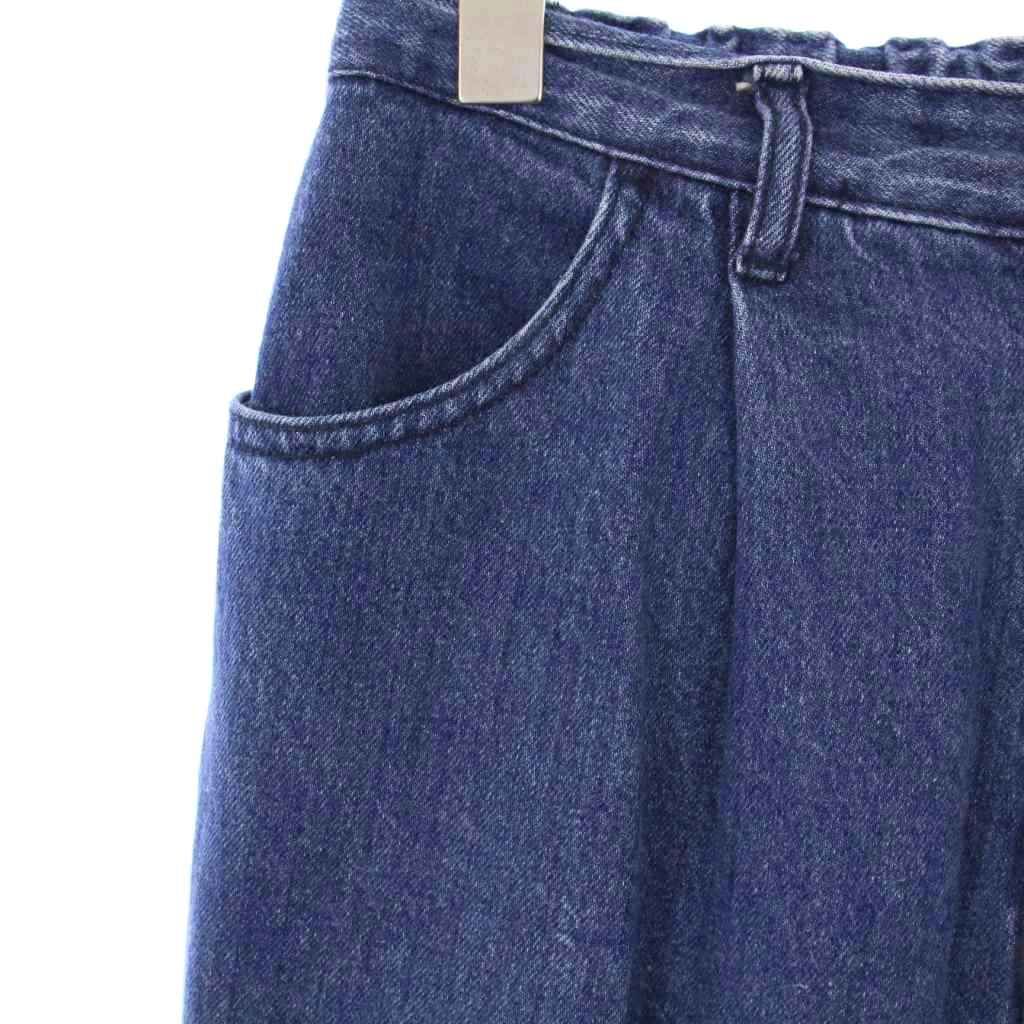 ダントン DANTON デニムパンツ ジーンズ ワイド タック ジップフライ