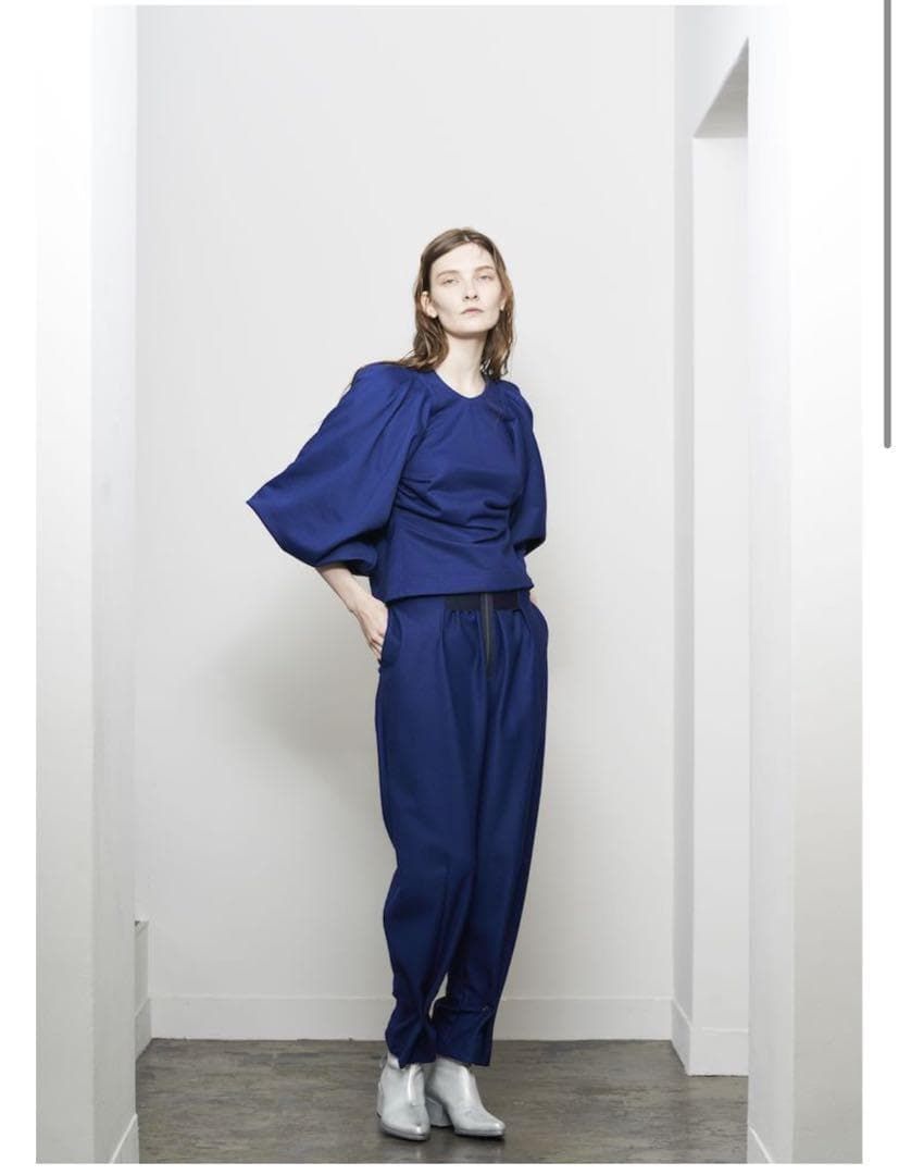 divka ボリュームスリーブ プルオーバー カットソー 2 ブルー