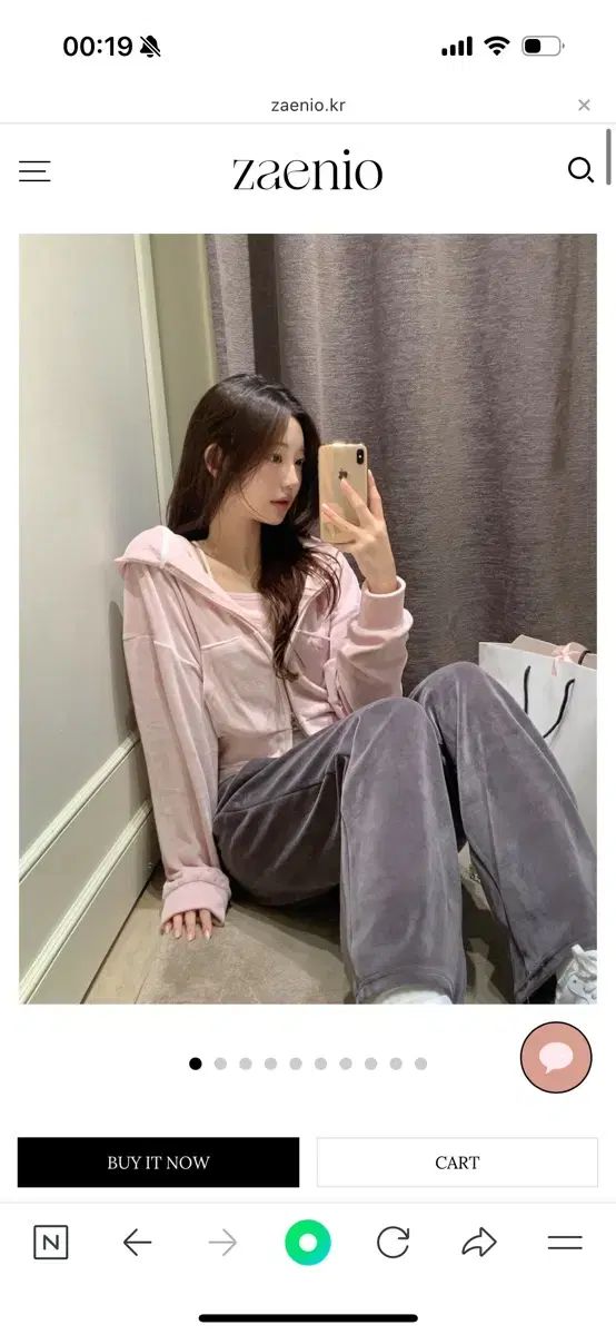 zaenio バービー ツアーベルベット トレーナー セット ベビーピンク