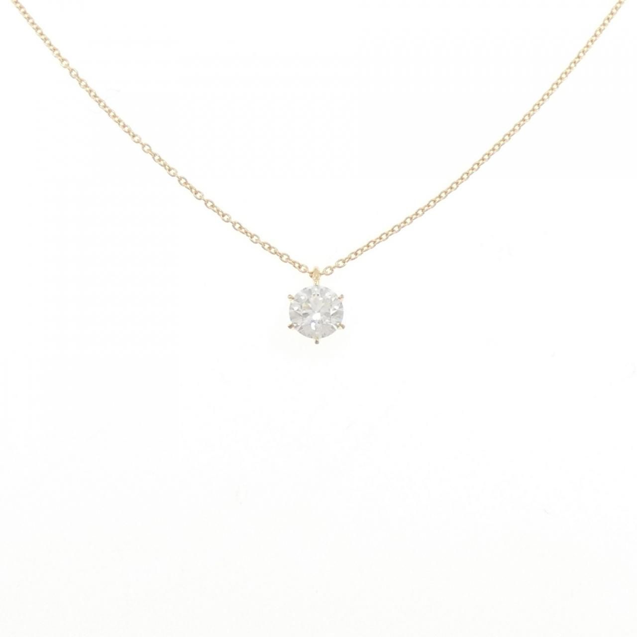 リメイク K18YG ダイヤモンド ネックレス 0.512CT G SI1 3EXT H-C