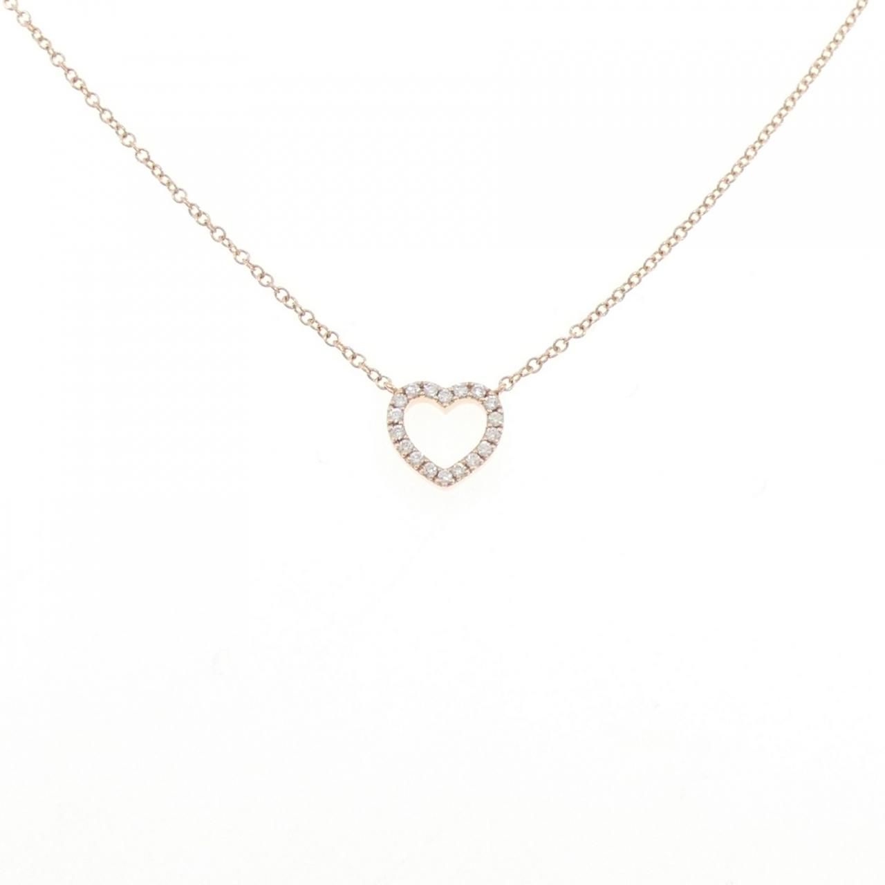 ティファニー メトロ ハート ミニ ネックレス