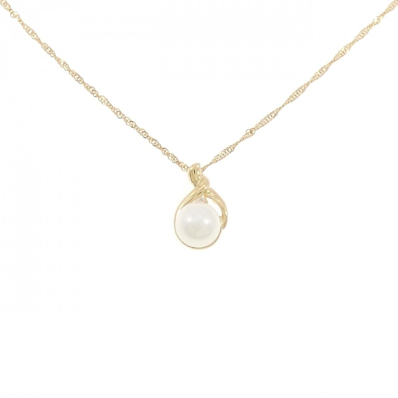 K18YG 750YG アコヤパール ネックレス 5.3mm