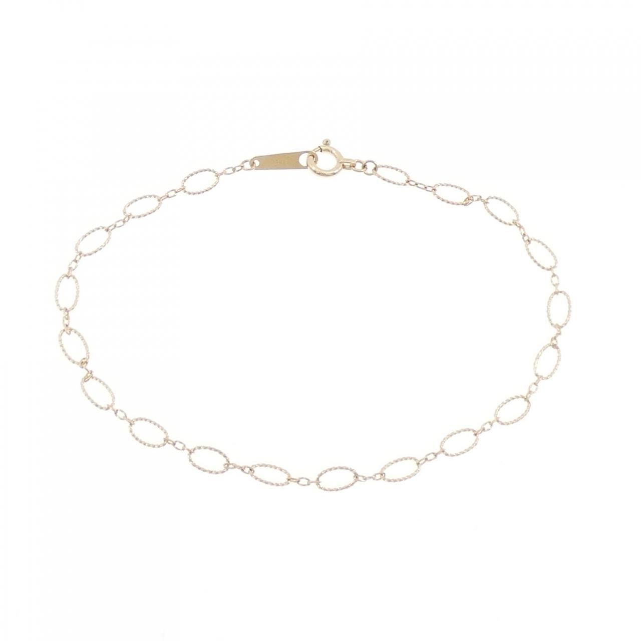 ノジェス K10YG サークルモチーフ ブレスレット K10ブレスレット