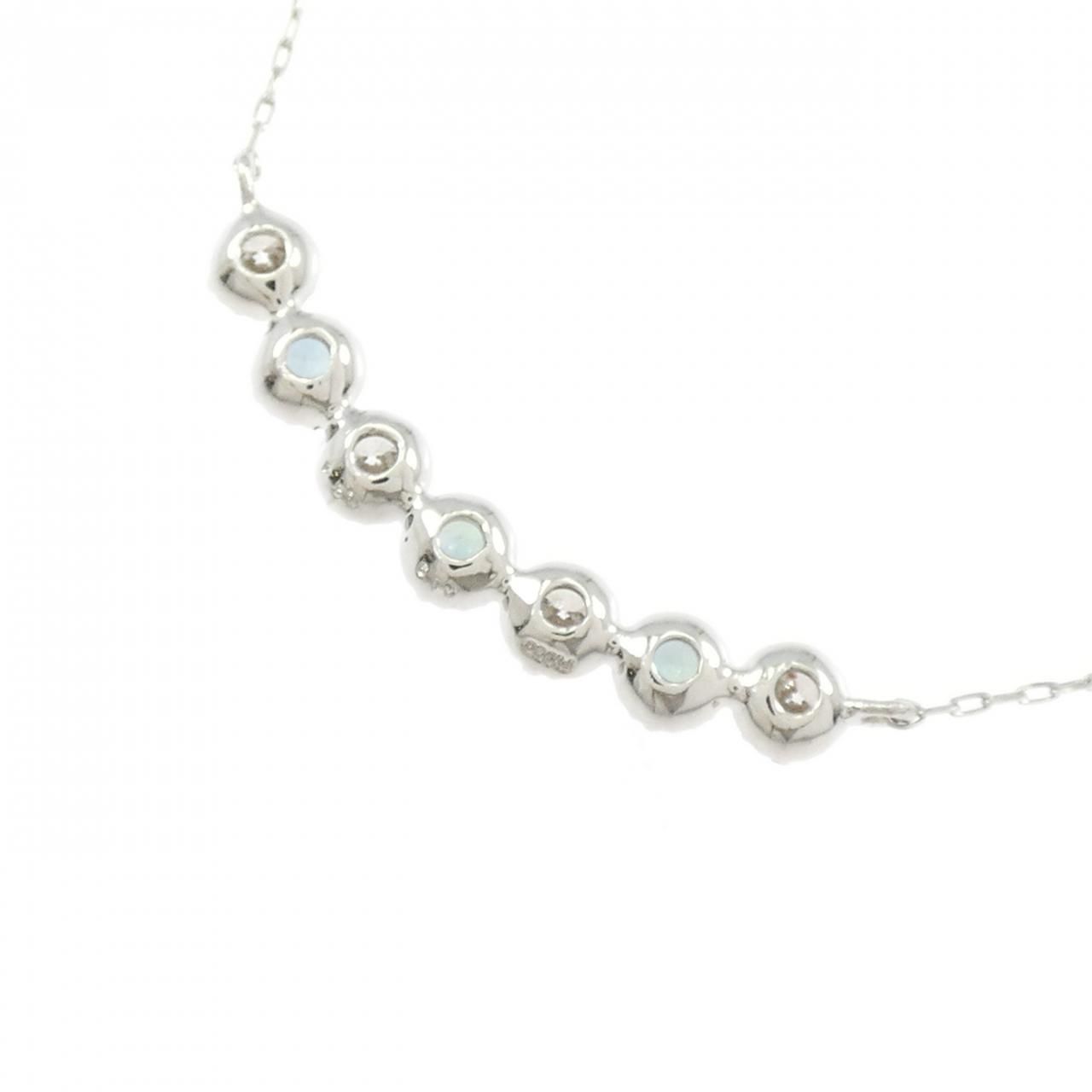  PT 900 アレキサンドライト ネックレス 0.19 CT ネックレス アクセサリー