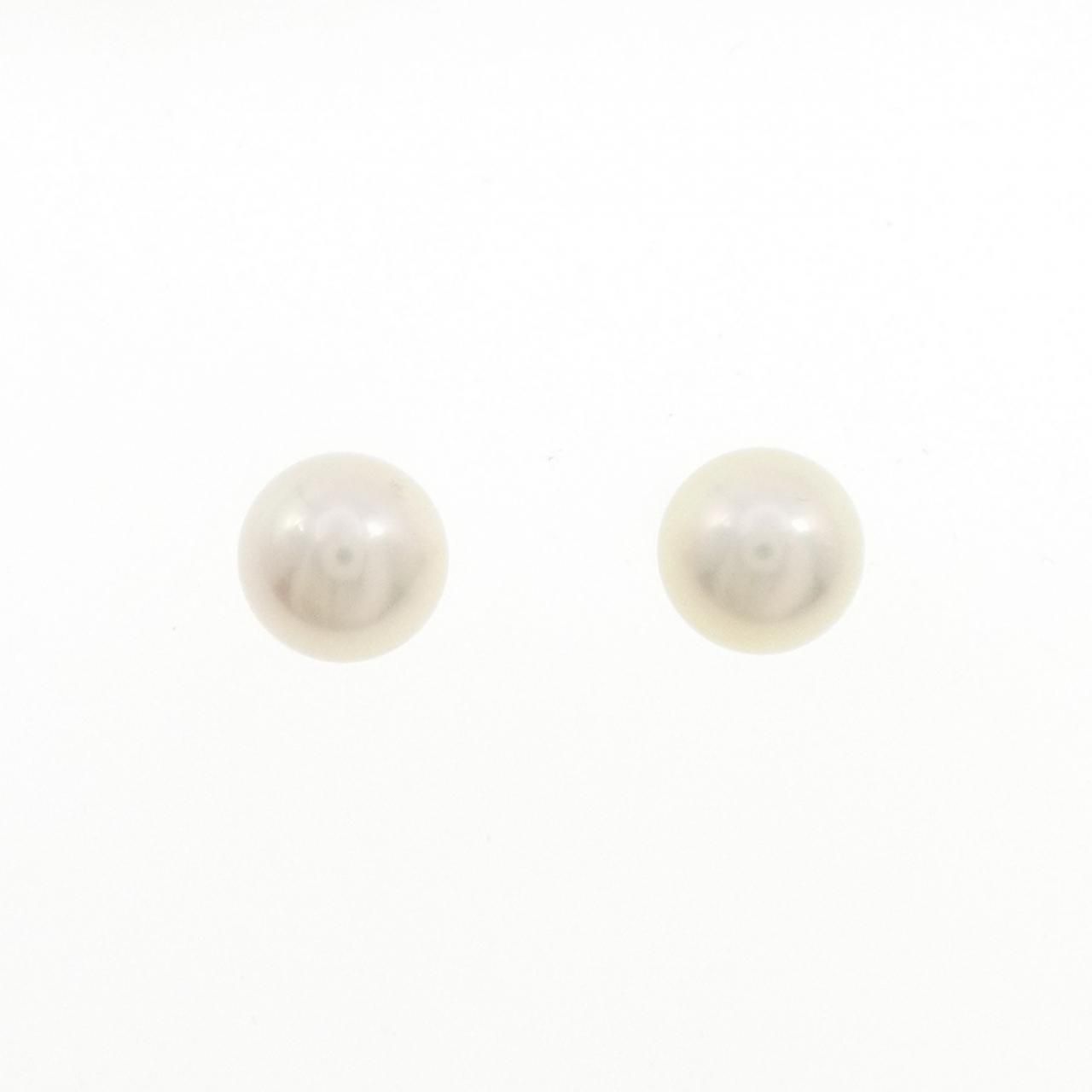 K14WG アコヤパール ピアス 6.9mm