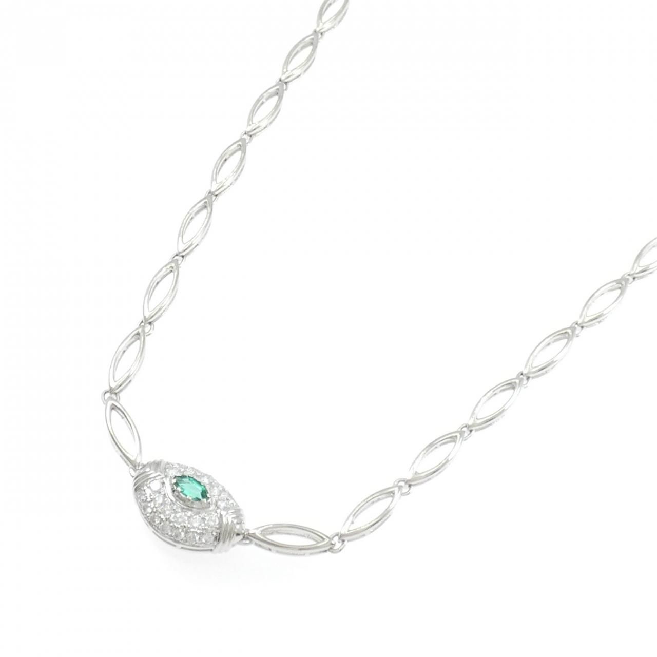 ポーラ エメラルド ネックレス 0.15 CT