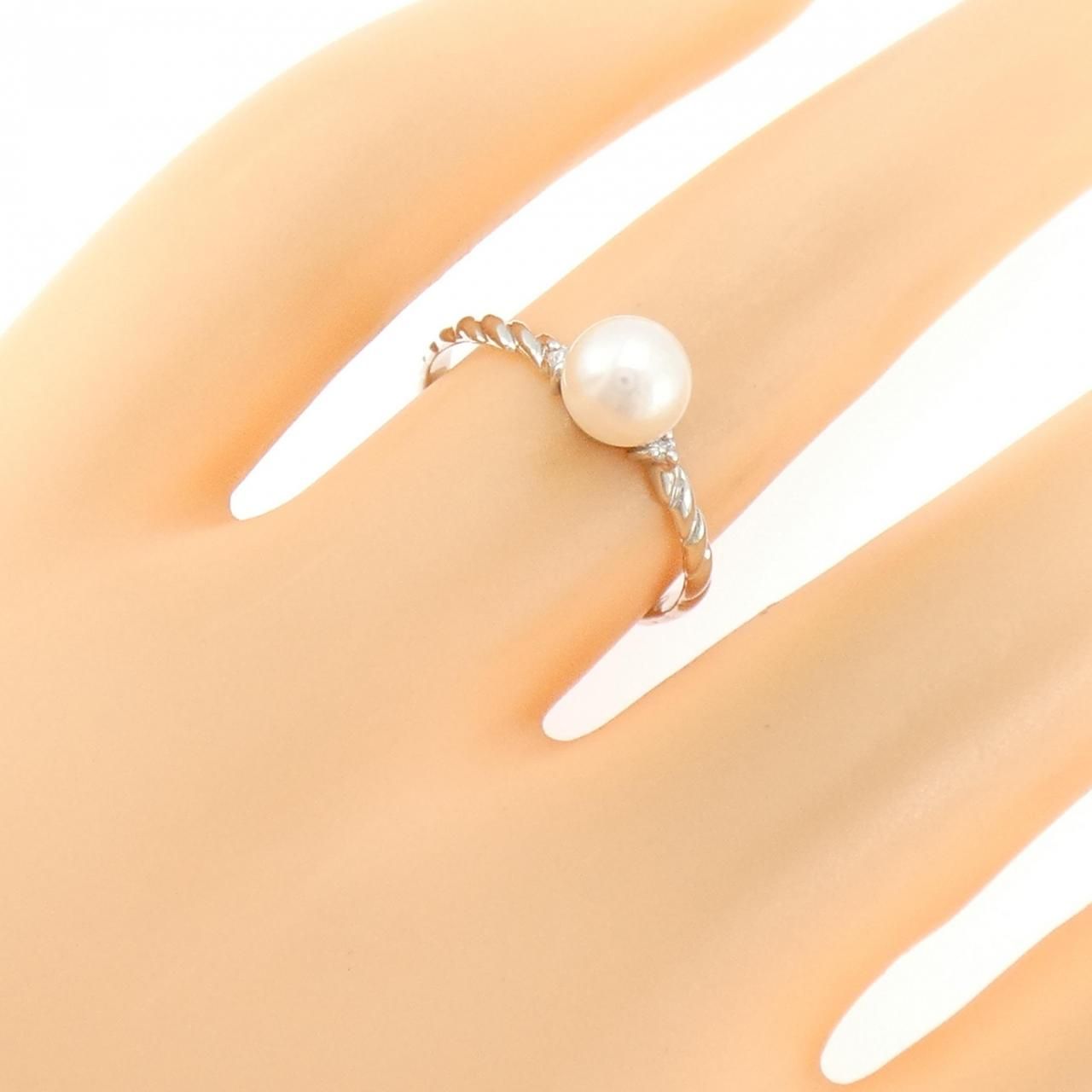  PT 900 アコヤパール リング 5.7 mm リング 指輪 アクセサリー