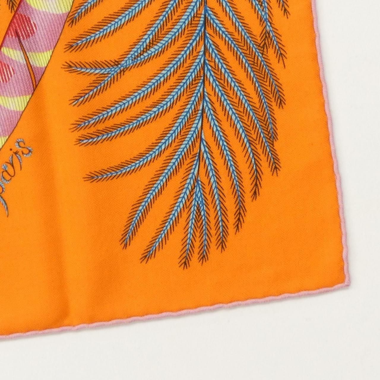 エルメス HERMES PLUMES EN FETE カレジェアン140 ショール