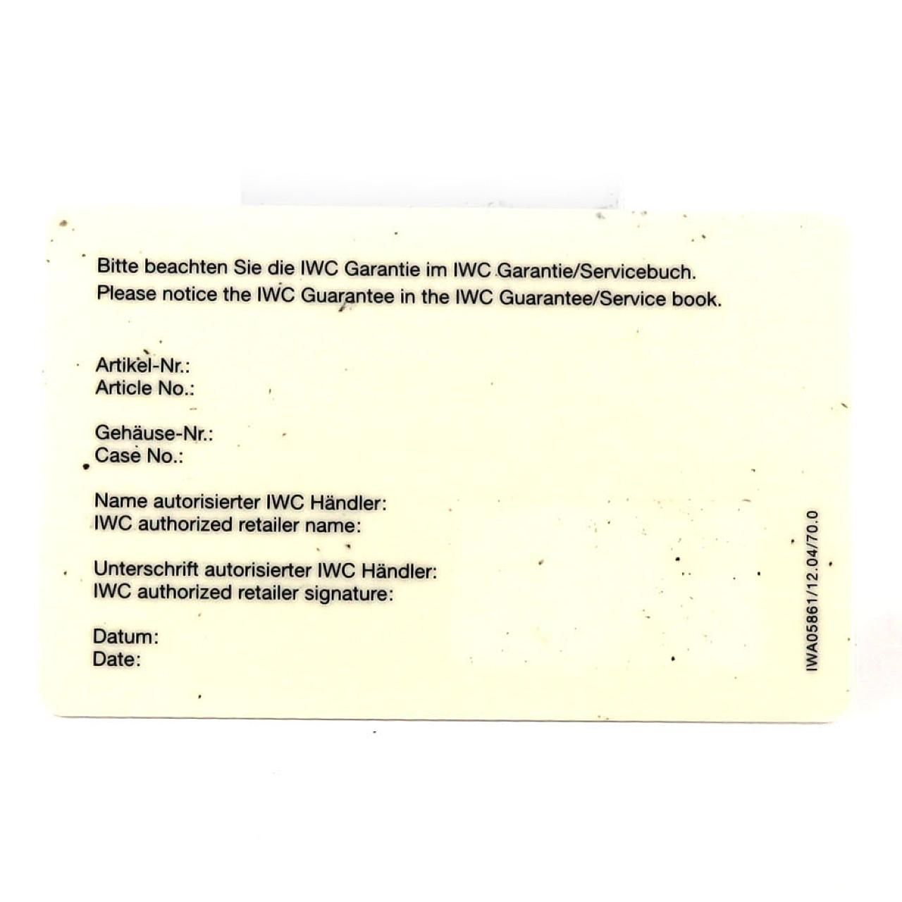  IWC スピットファイア マークXV IW325314 SS 自動巻 カーキ系 自動巻き時計 腕時計(アナログ)