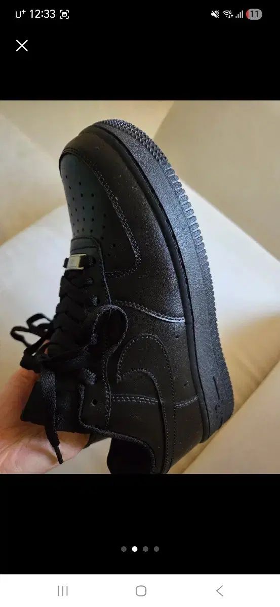 ナイキ エアフォース ロー トリプルブラック