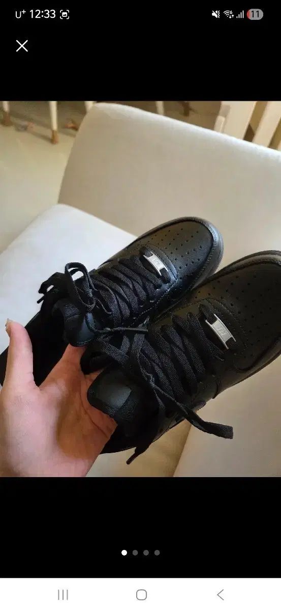 ナイキ エアフォース ロー トリプルブラック