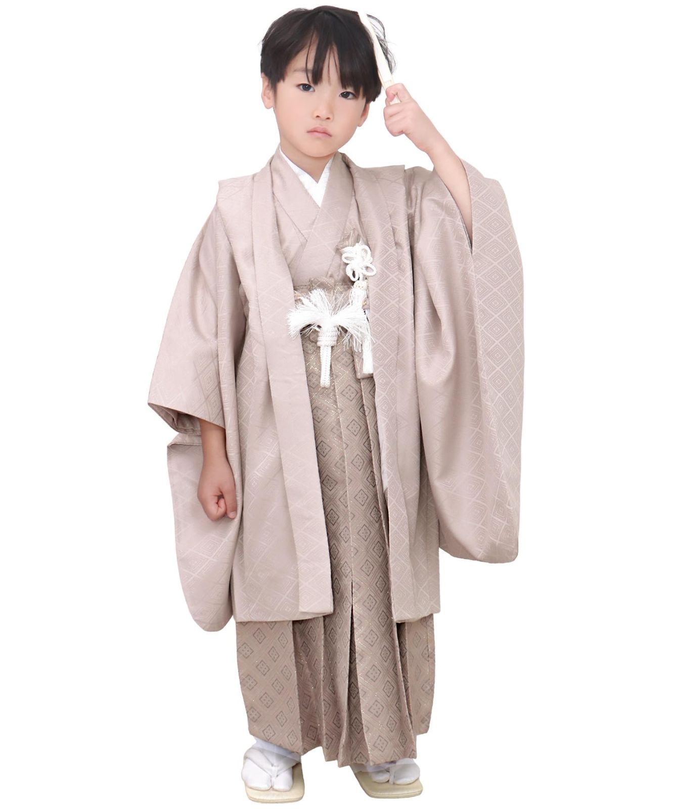 七五三五歳‼️完全️フルセット❤️大人顔まけ黒地紋付アンサンブル