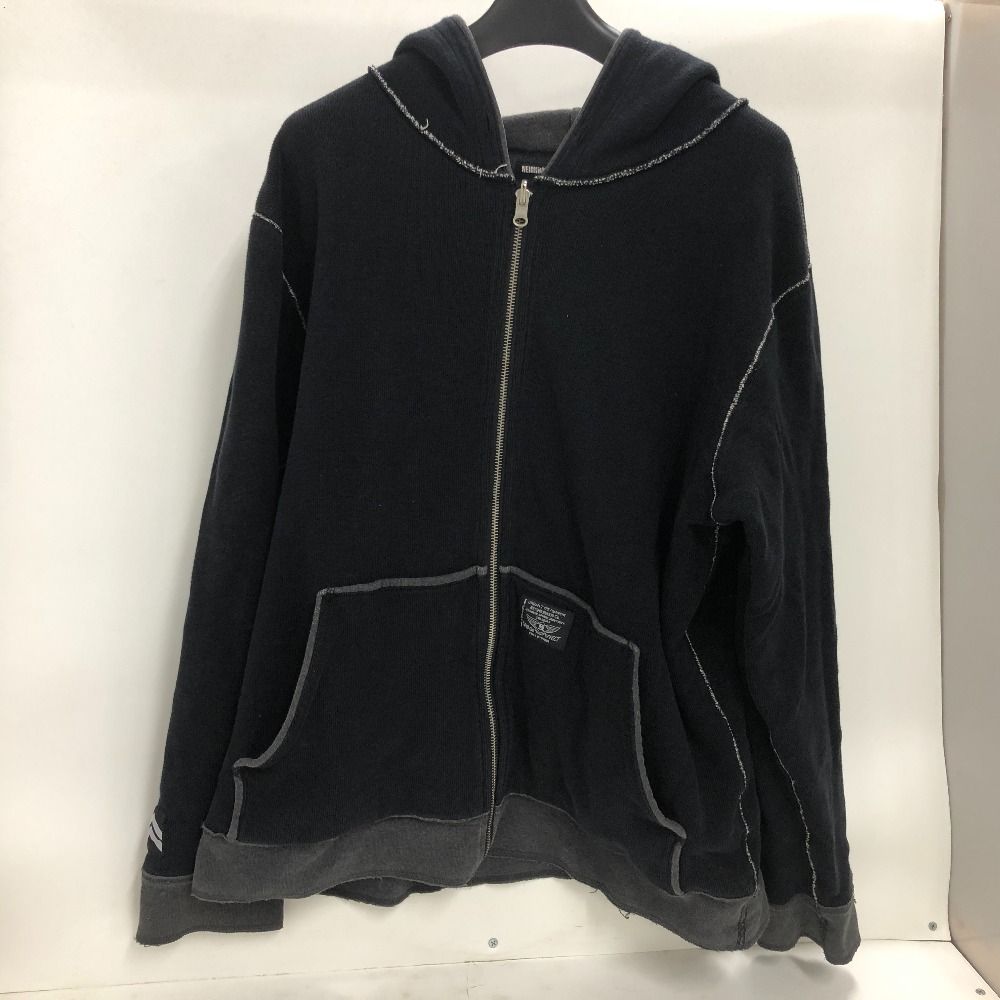 02w20639 ネイバーフッド NEIGHBORHOOD ジップアップパーカー ブラック
