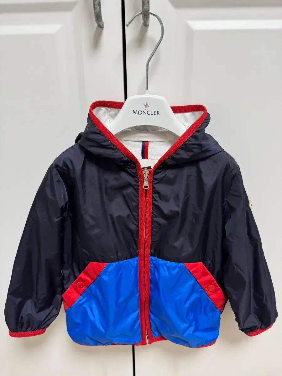 正規品 MONCLER モンクレール キッズ ウィンドブレーカー ネイビー