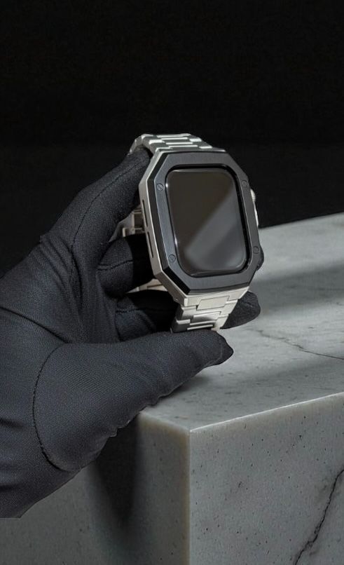 アップルウォッチカスタムカバーケース Apple Watch バンド ベルト 金属バンド 876