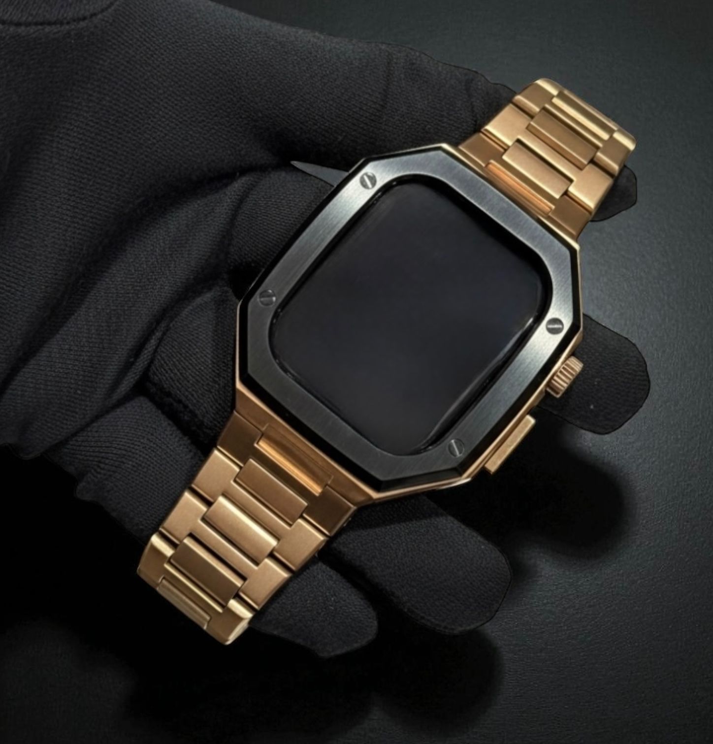 アップルウォッチカスタムカバーケース Apple Watch バンド ベルト 金属バンド 878