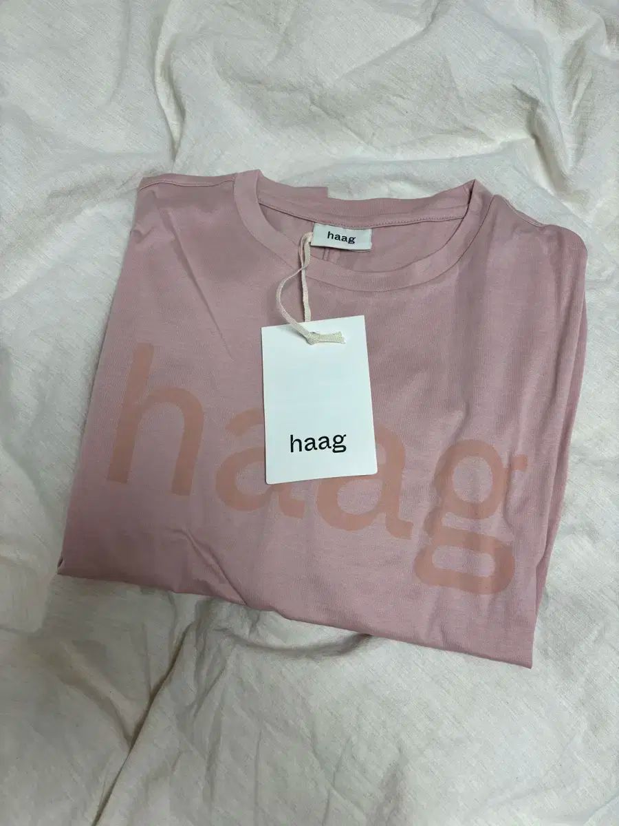 haag Birthday 半袖 ヌーディピンク