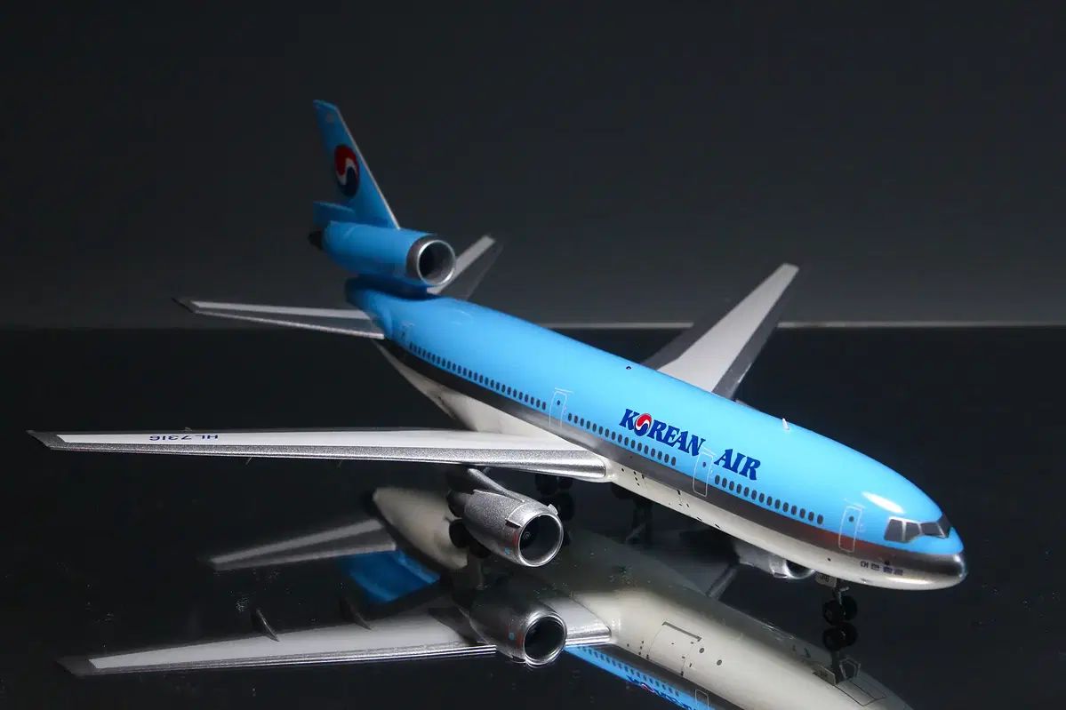 大韓航空 DC 10 30 HL 7316 飛行機模型