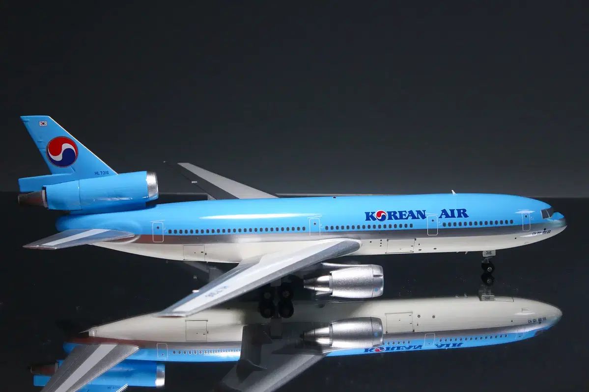 大韓航空 DC 10 30 HL 7316 飛行機模型