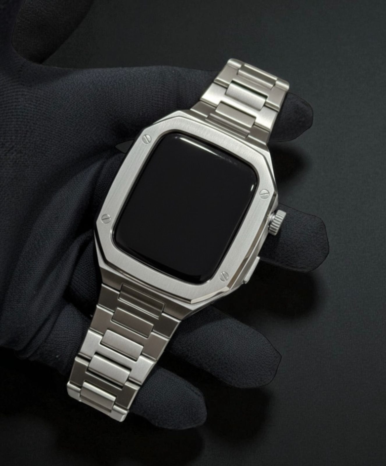 アップルウォッチカスタムカバーケース　Apple Watch バンド　ベルト 金属バンド　874