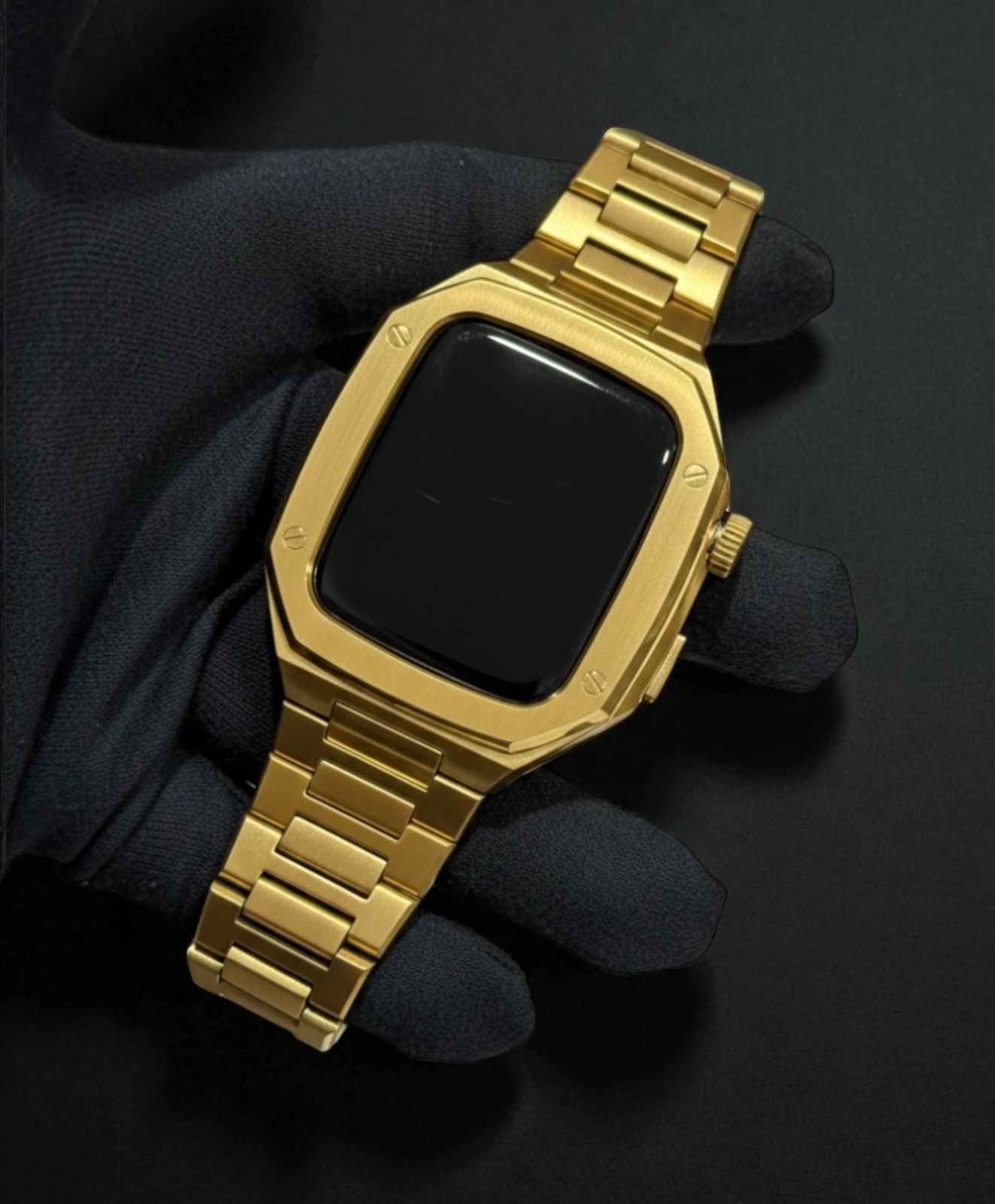 アップルウォッチカスタムカバーケース Apple Watch バンド ベルト 金属バンド 875