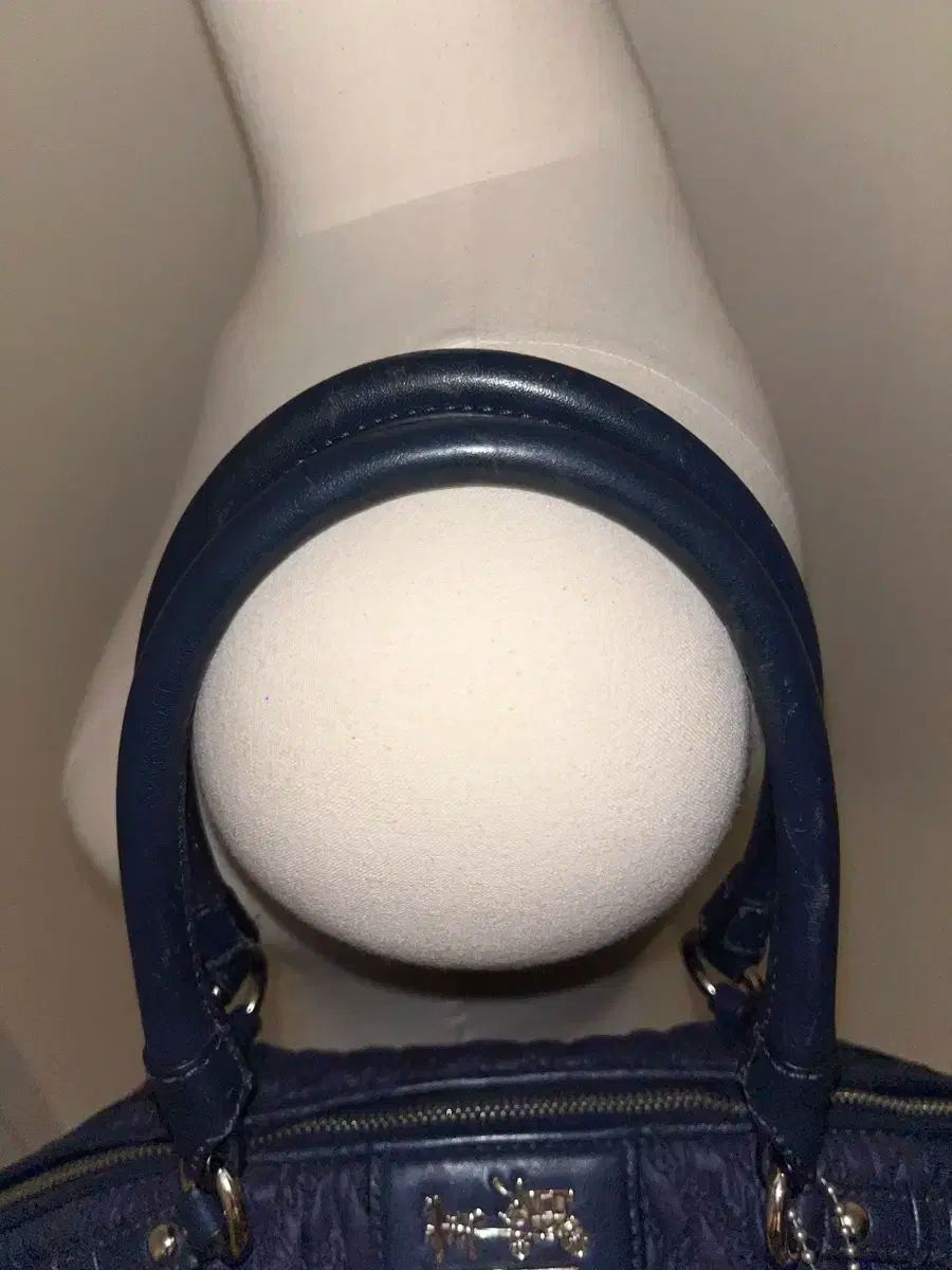  コーチ キルティング ネイビー バッグ メッセンジャーバッグ ショルダーバッグ