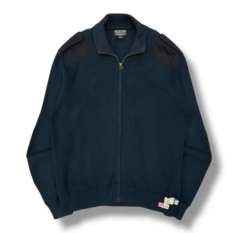 Polo Jeans ポロジーンズ ショルダージップアップ パッチ ニットジップアップ r1999