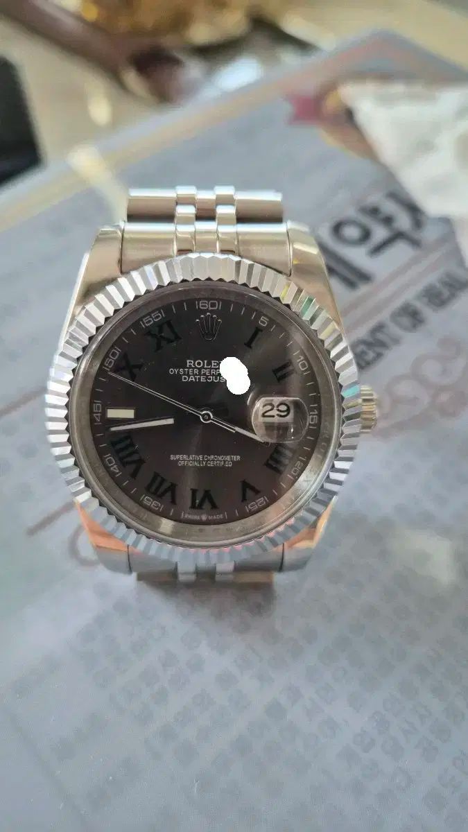 ロレックス 時計 DARKロジウム