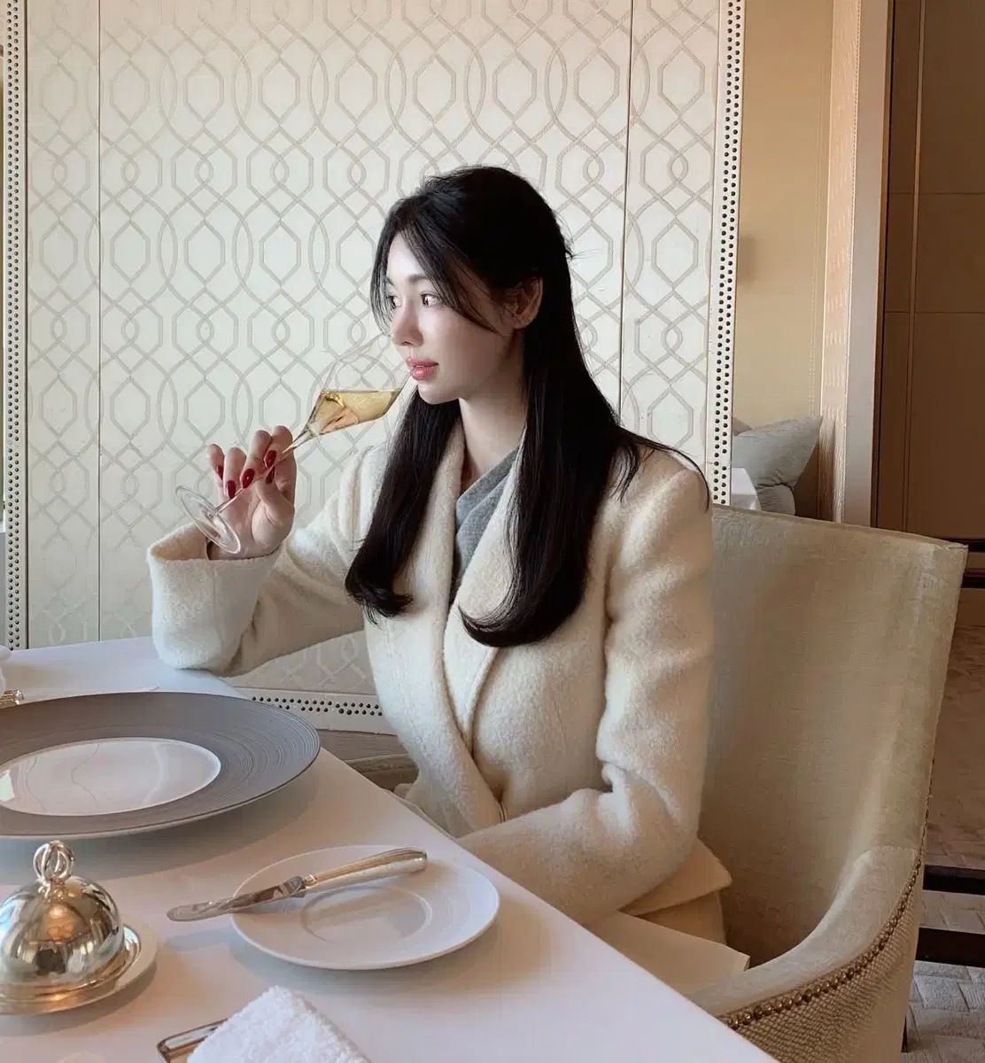 LAPLA ジョセフィン アイボリーコート