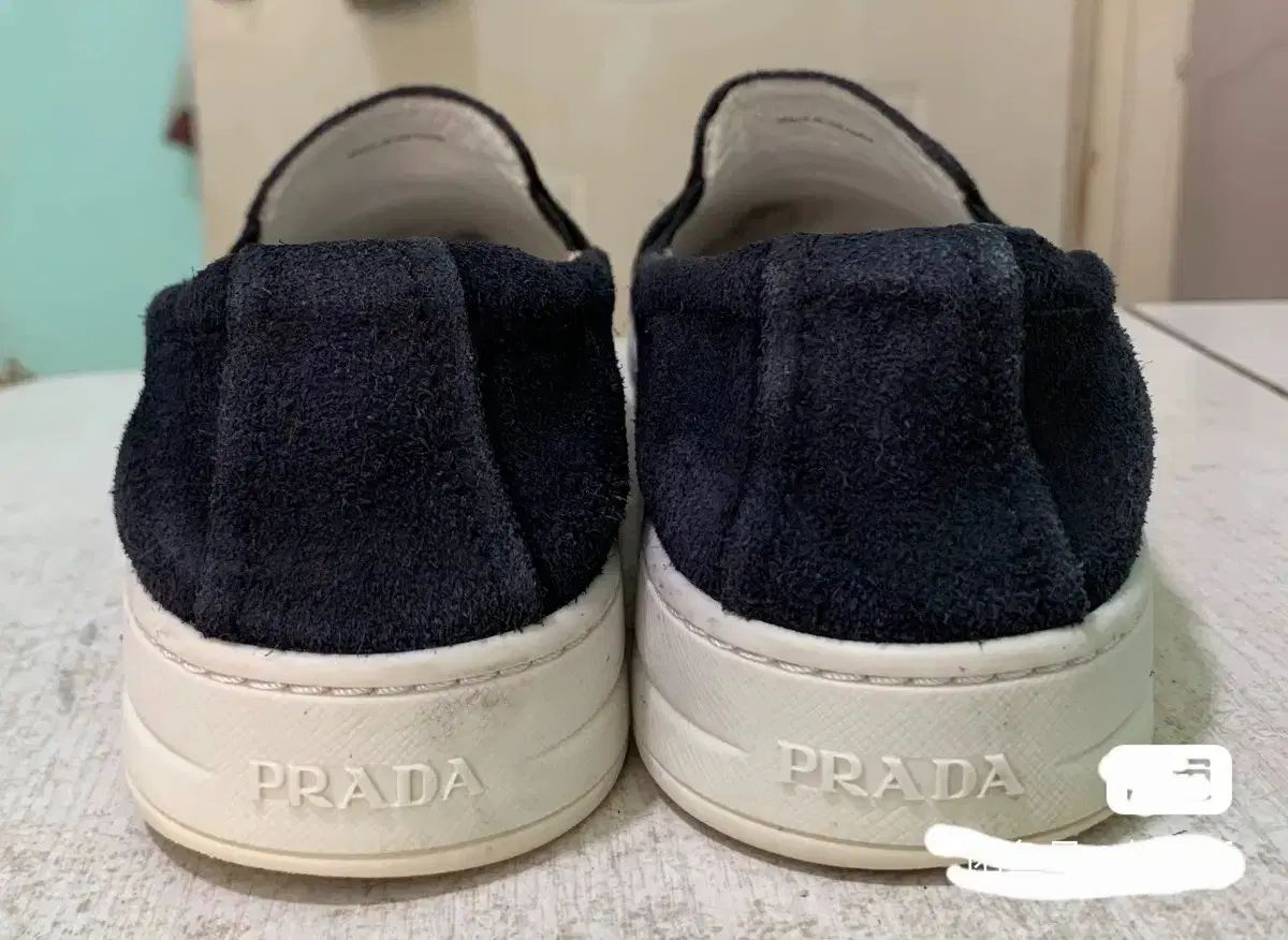  プラダ スウェード スリッポン ブラック 36 5 フラットシューズ バレエシューズ パンプス