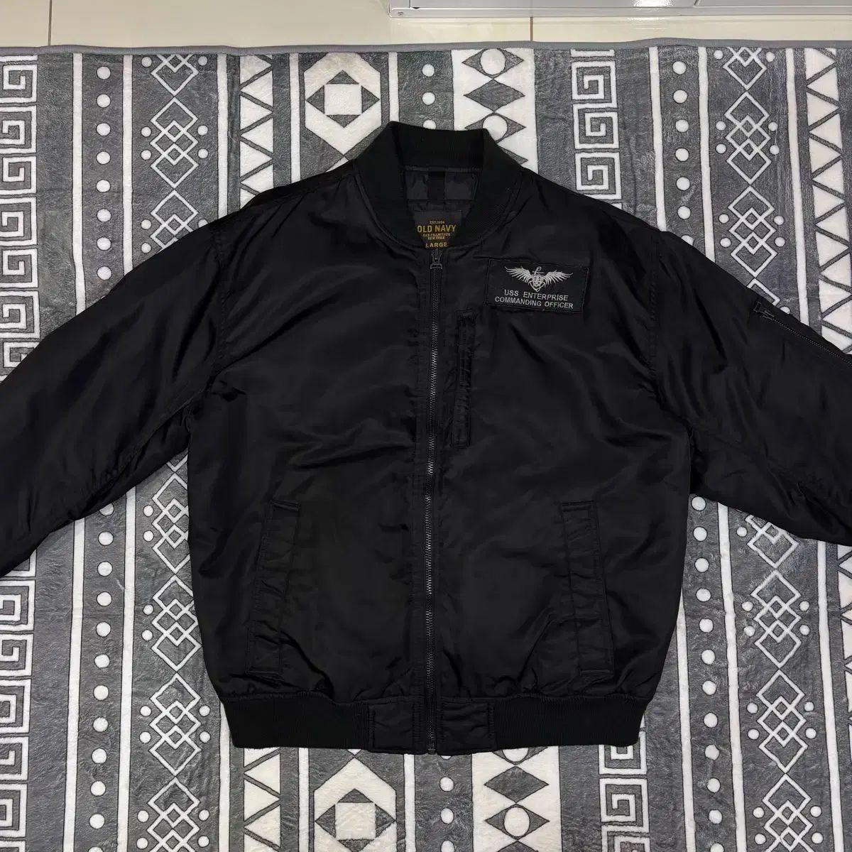 ネイビー MA-1 パイロットジャンパー L np260 ダウン パーカ ジャケット